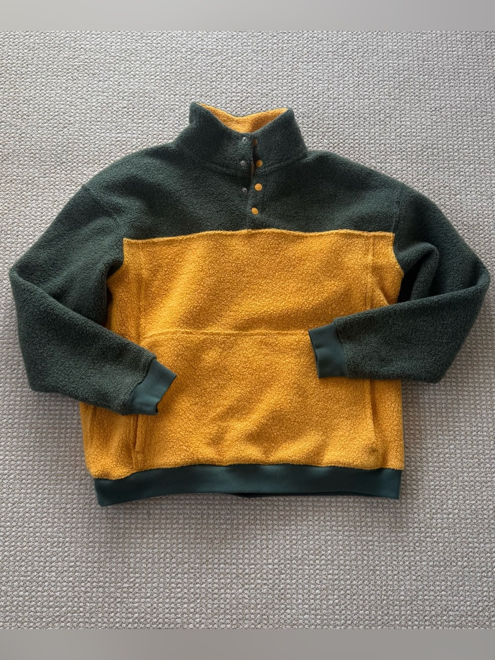 OUTDOOR VOICES Women’s Wool Blend Fleece Pullover Jacket Size Large